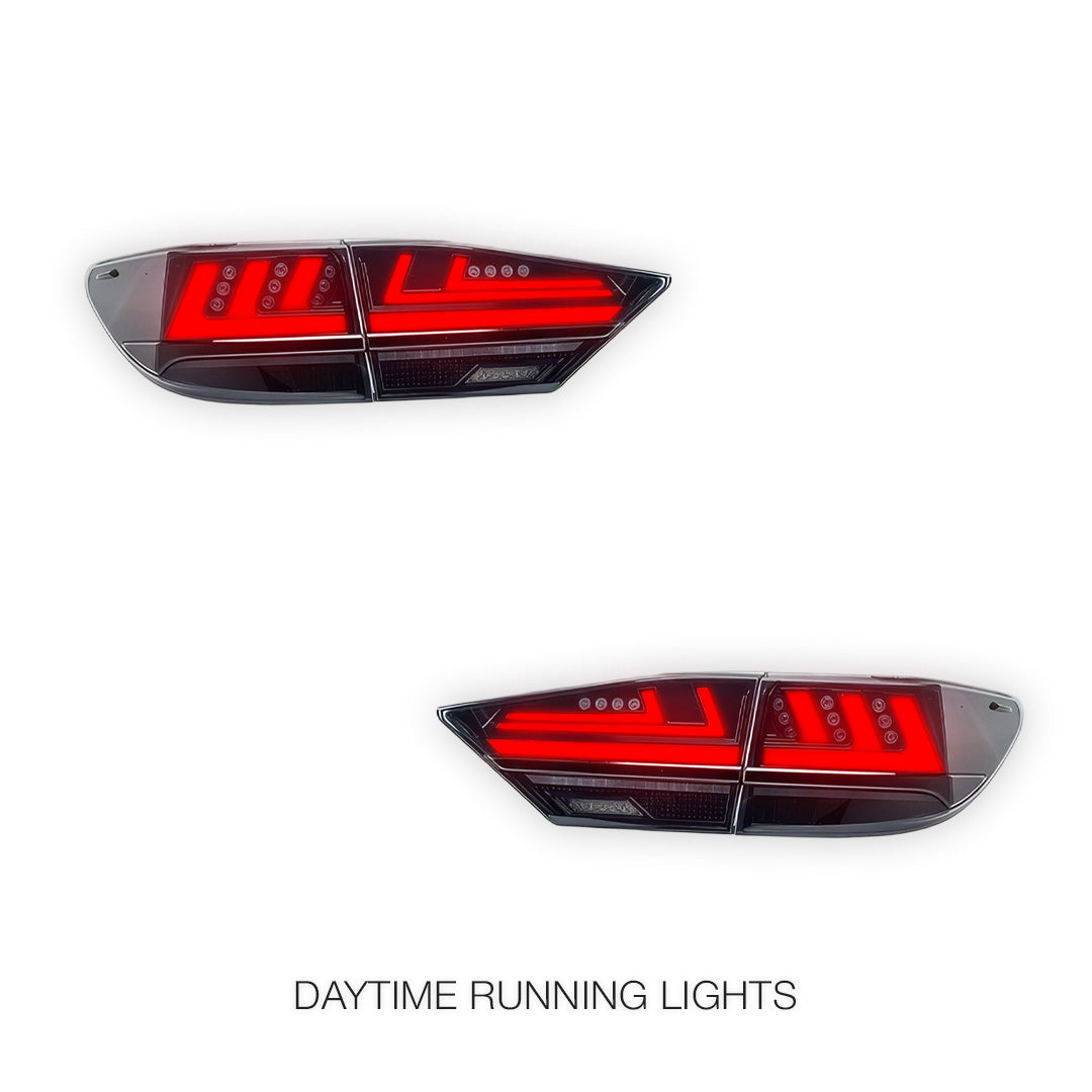 Lexus ES AVV60R / GSV60R (2013 - 2018) Clear DRL Sequential Tail Lights LH + RH