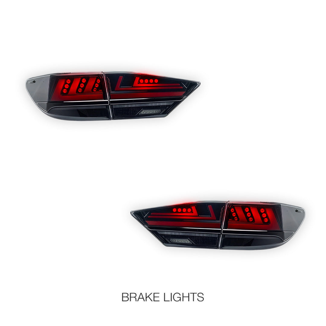 Lexus ES AVV60R / GSV60R (2013 - 2018) Clear DRL Sequential Tail Lights LH + RH