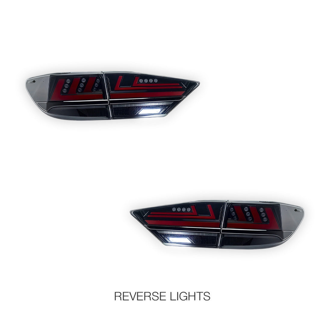 Lexus ES AVV60R / GSV60R (2013 - 2018) Clear DRL Sequential Tail Lights LH + RH