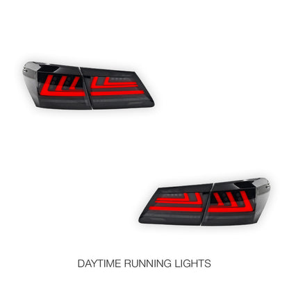 Lexus ES GSV40R (2006 - 2012) Clear DRL Sequential Tail Lights LH + RH