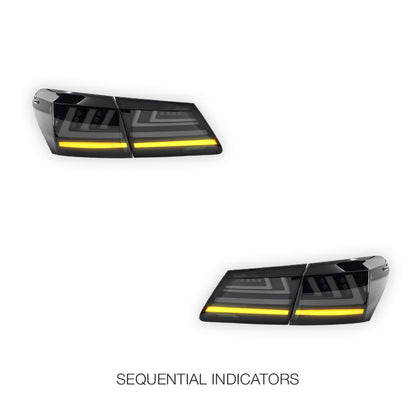Lexus ES GSV40R (2006 - 2012) Clear DRL Sequential Tail Lights LH + RH