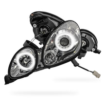 Lexus GS300 JZS160R (1998 - 2005) Crystal Clear CCFL Angel Eyes Projector Headlights LH + RH