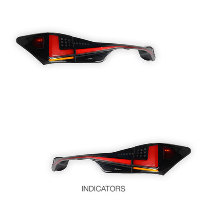 Lexus GS L10 (2012 - 2020) Full LED Tail Lights and Center Garnish LH + RH