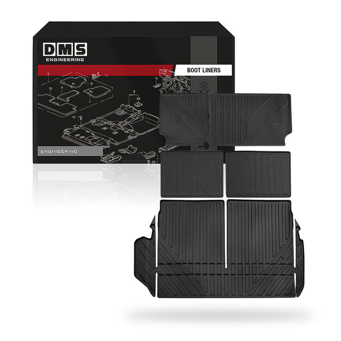 Lexus GX 550 7-Seater (2024 - 2026) 3 Pcs. Boot Cargo Mat Liners + Kick Mats
