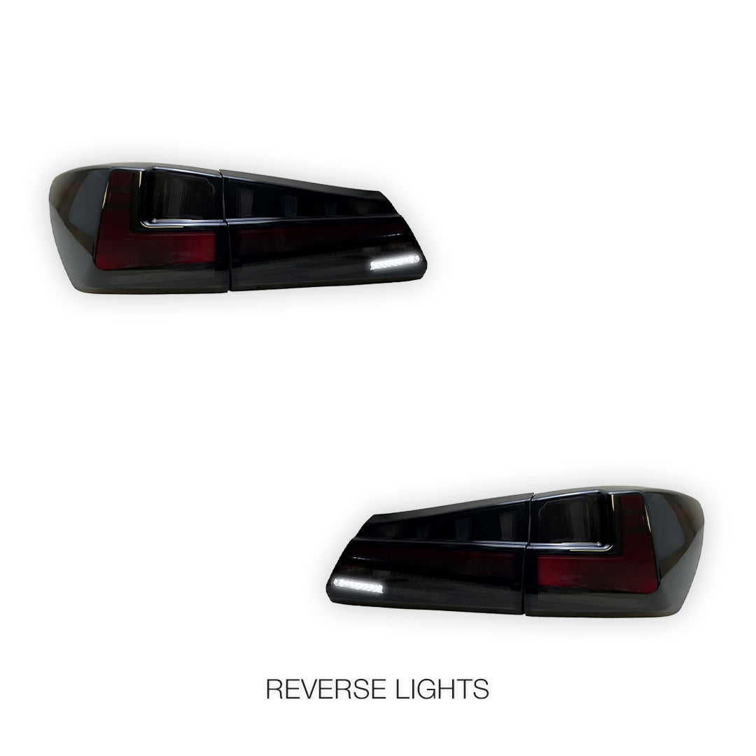 Lexus IS250 GSE20 (2006 - 2012) Nike Style Sequential RGB Full LED Tail Lights LH + RH