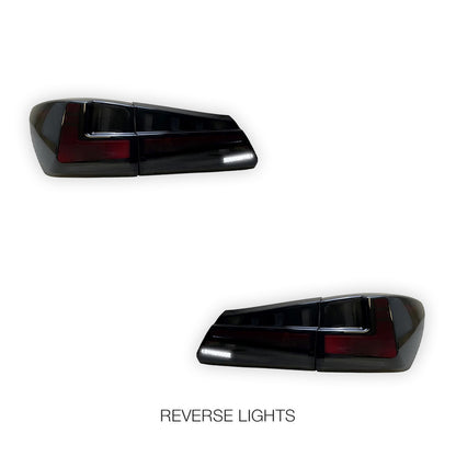 Lexus IS250 GSE20 (2006 - 2012) Nike Style Sequential RGB Full LED Tail Lights LH + RH