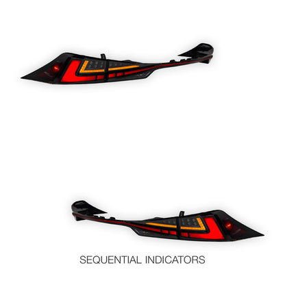 Lexus IS ASE30 / AVE30 / GSE30 / GSE31 (2013 - 2020) Full LED Tail Lights and Center Garnish LH + RH