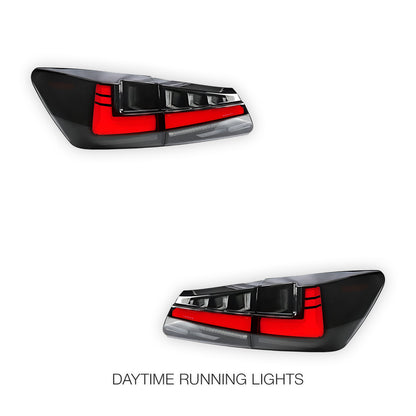 Lexus IS GSE20 / GSE21 / USE20 (2006 - 2012) Smoked Sequential Tail Lights LH + RH