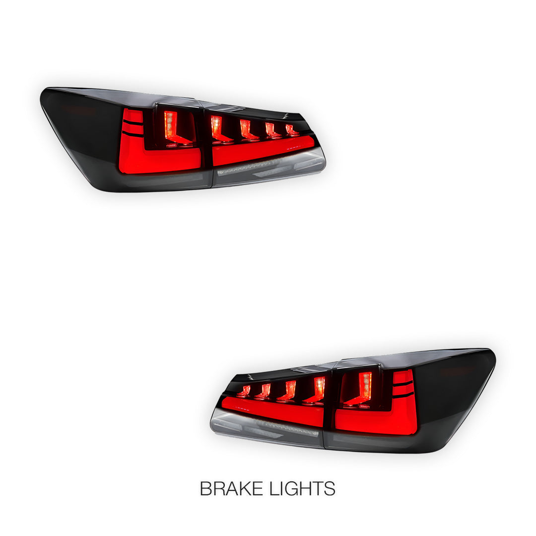 Lexus IS GSE20 / GSE21 / USE20 (2006 - 2012) Smoked Sequential Tail Lights LH + RH
