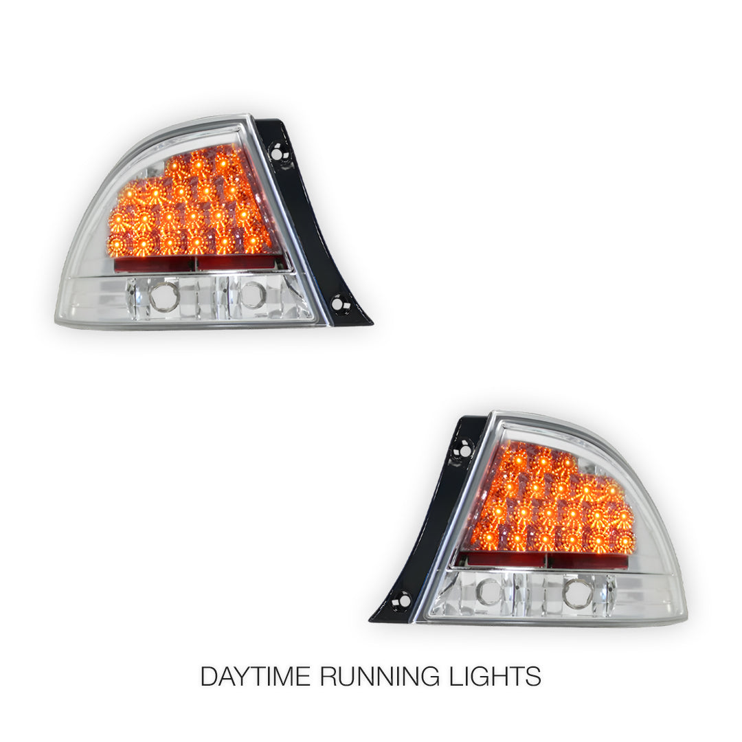 Lexus IS GXE10 (1998 - 2005) Crystal Clear LED Tail Lights LH + RH