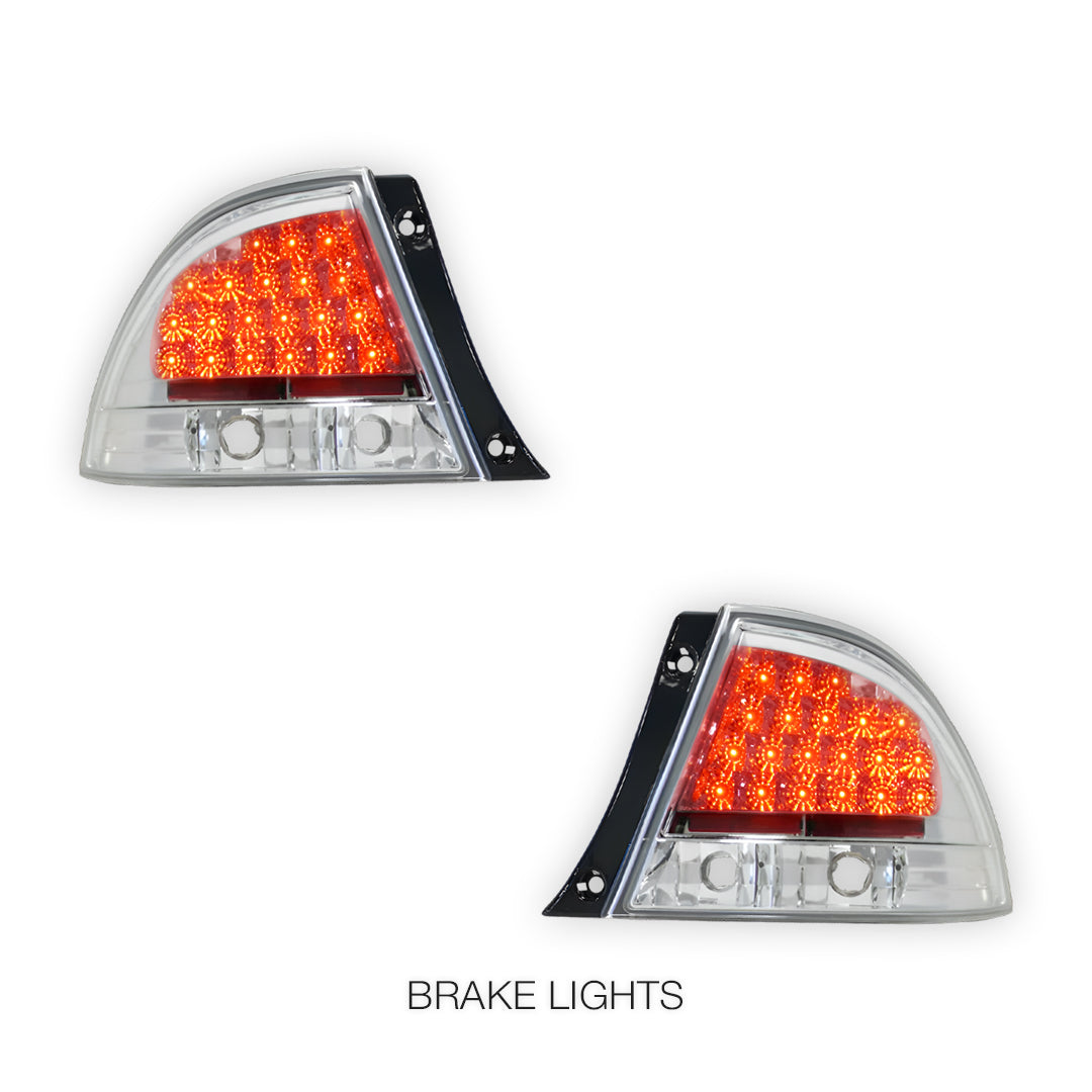 Lexus IS GXE10 (1998 - 2005) Crystal Clear LED Tail Lights LH + RH