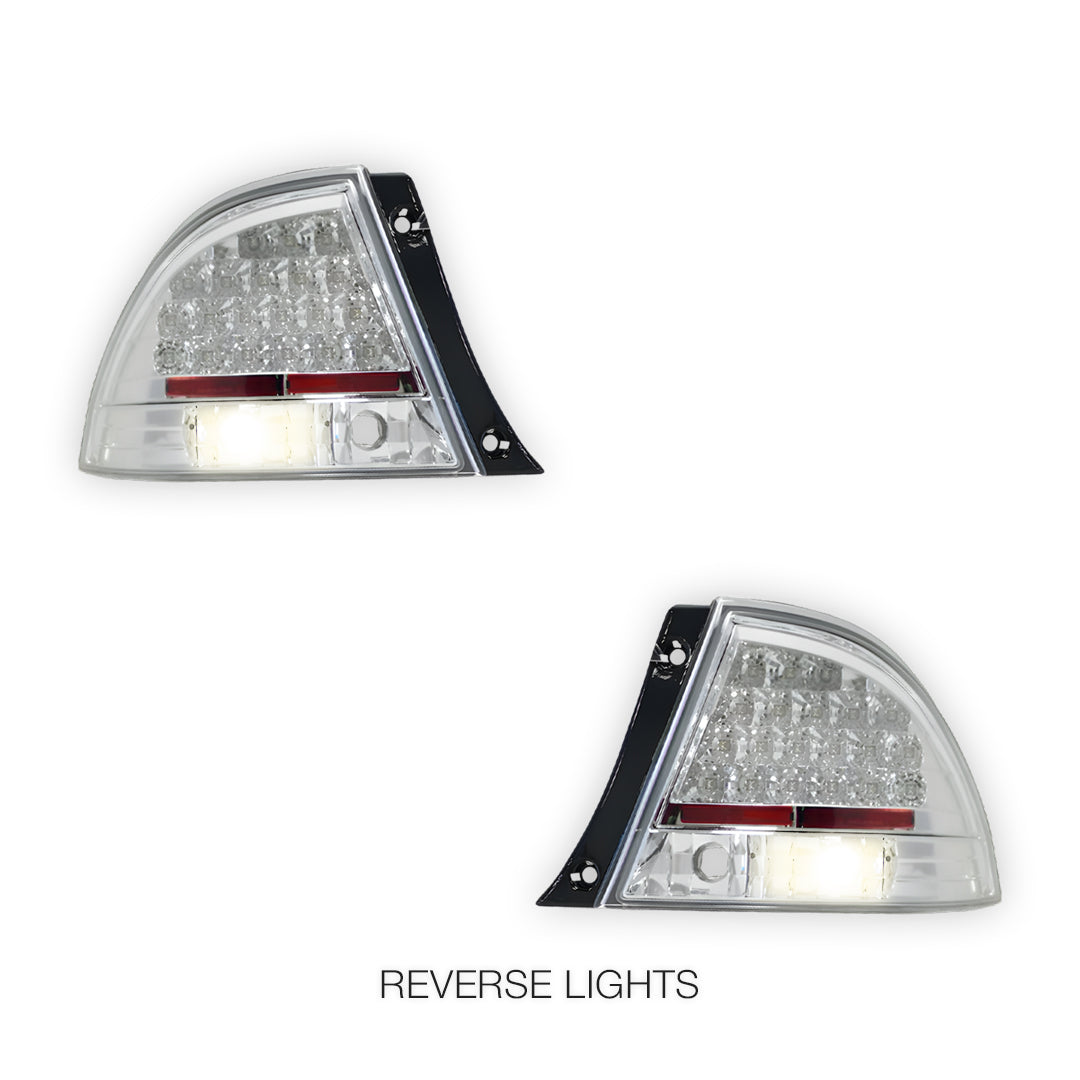 Lexus IS GXE10 (1998 - 2005) Crystal Clear LED Tail Lights LH + RH