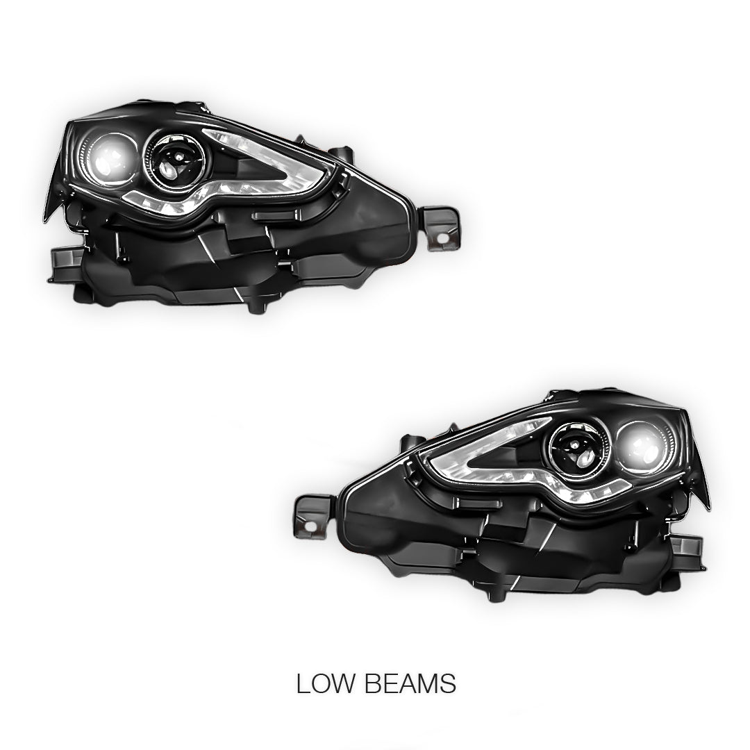 Lexus IS XE30 GSE30R (2013 - 2016) Black Full LED DRL Day Time Projector Headlights LH + RH