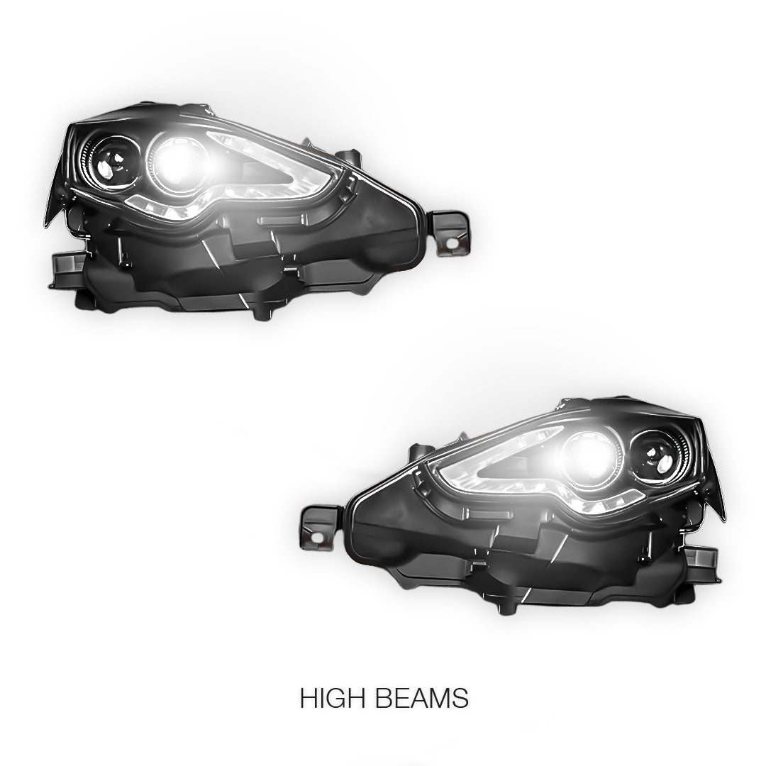 Lexus IS XE30 GSE30R (2013 - 2016) Black Full LED DRL Day Time Projector Headlights LH + RH