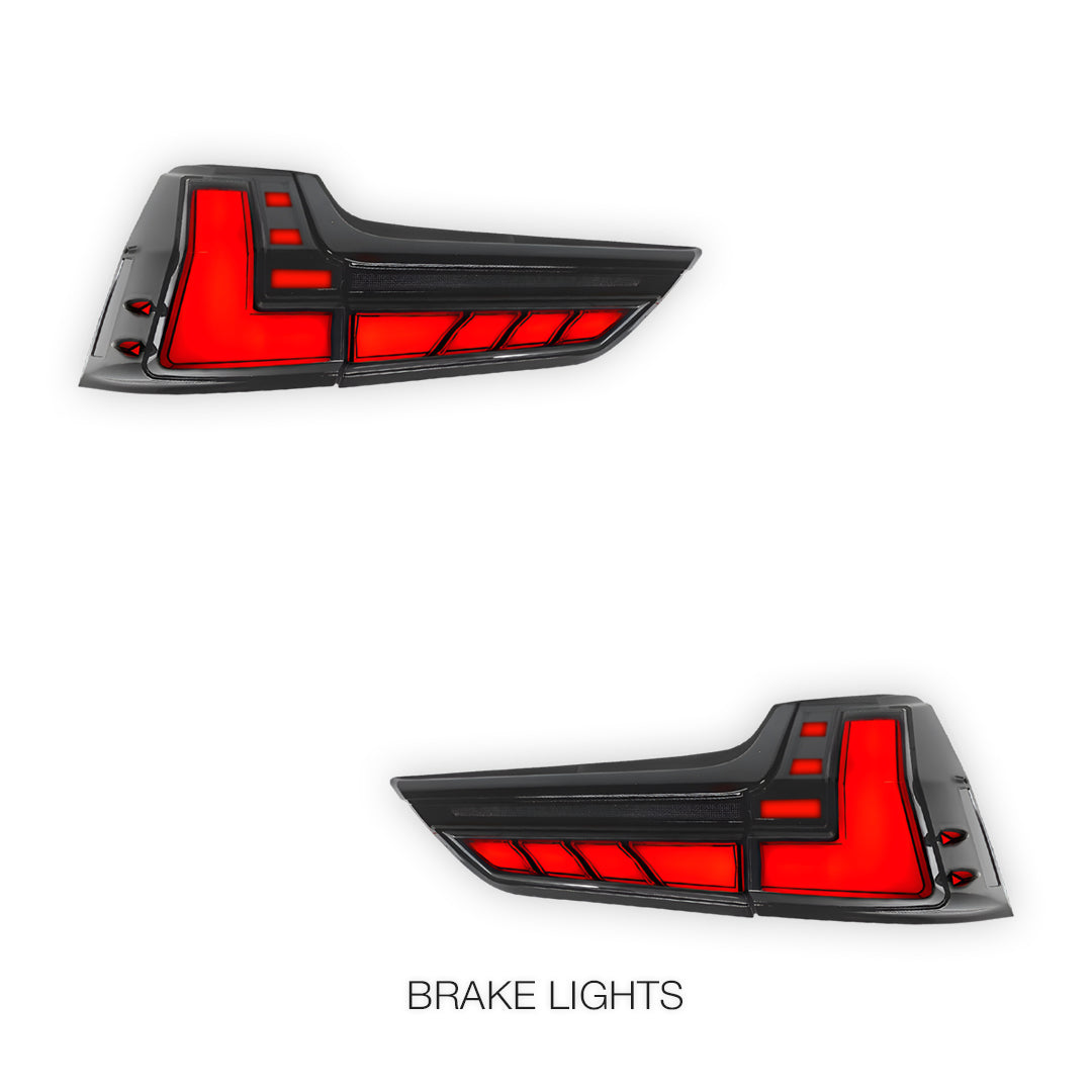 Lexus LX570 (2016 - 2020) Smoked Full LED Tail Lights LH + RH