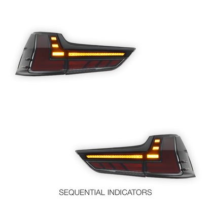 Lexus LX570 (2016 - 2020) Smoked Full LED Tail Lights LH + RH