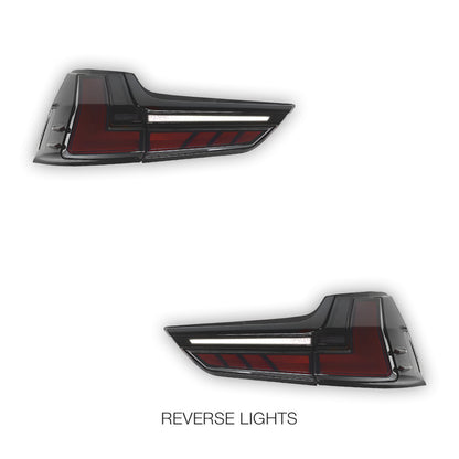 Lexus LX570 (2016 - 2020) Smoked Full LED Tail Lights LH + RH