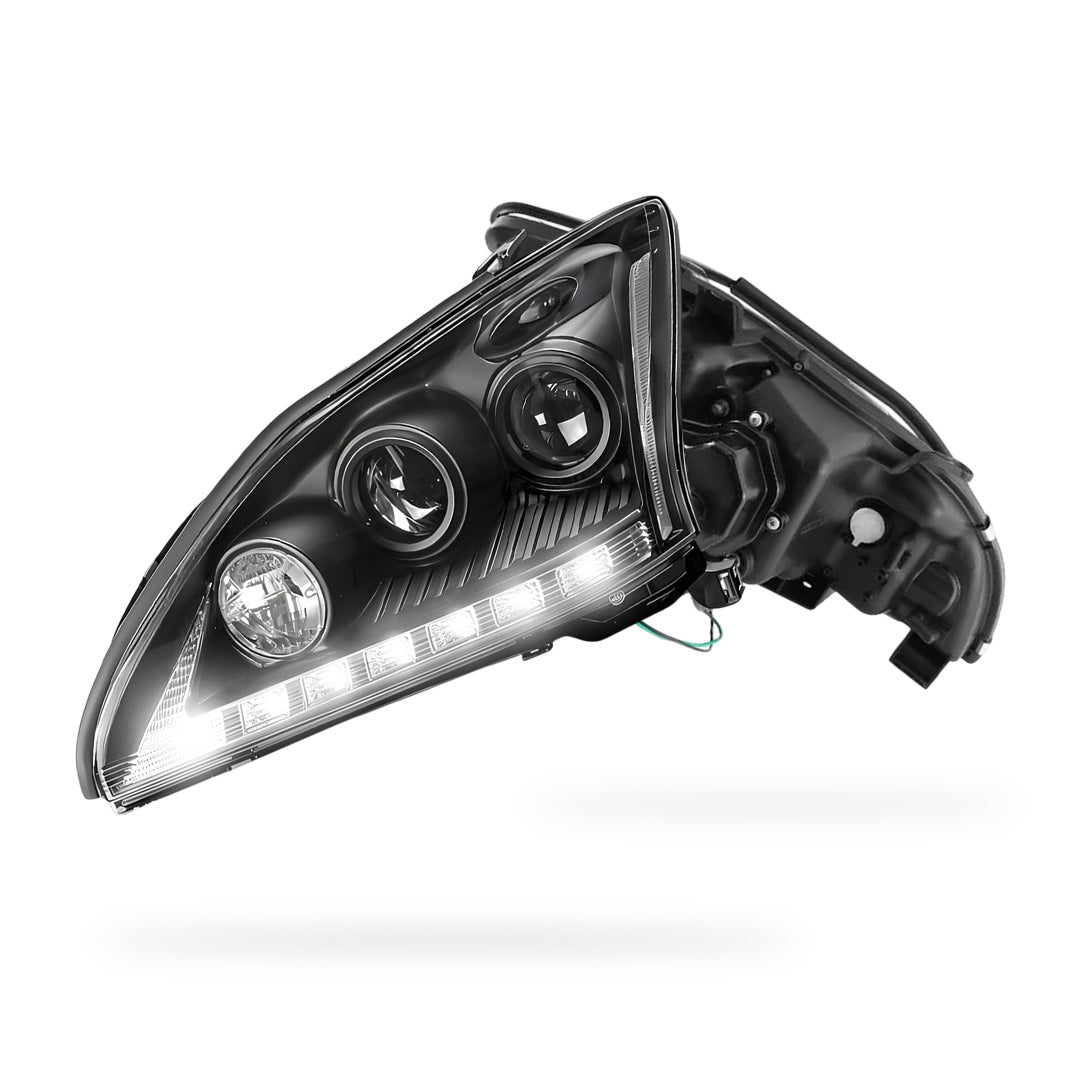 Lexus RX330 / RX350 / RH400H / XU30 (2003 - 2008) Black LED DRL Projector Headlights LH + RH