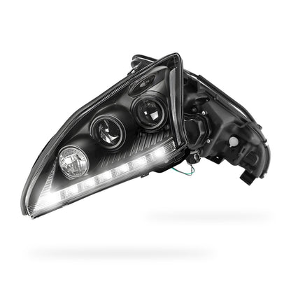 Lexus RX330 / RX350 / RH400H / XU30 (2003 - 2008) Black LED DRL Projector Headlights LH + RH