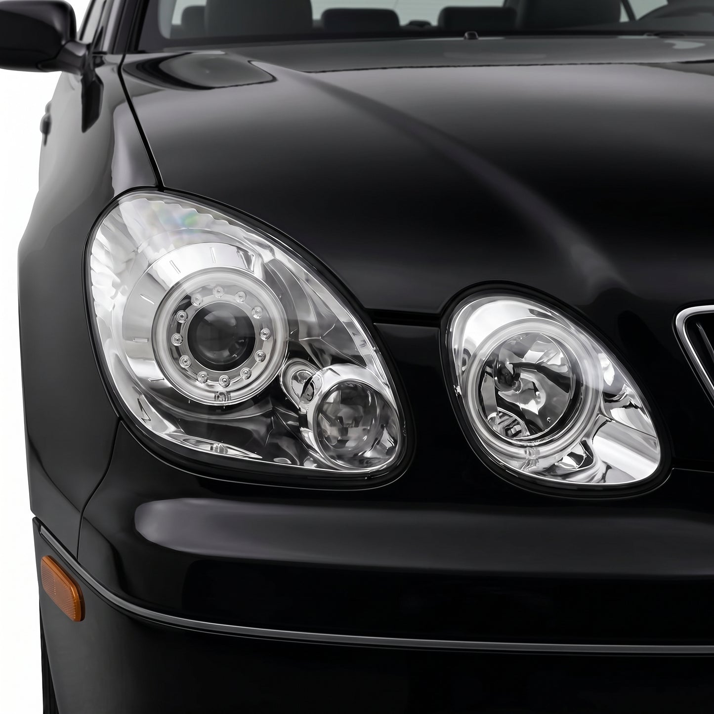 Lexus GS300 S160 (1998- 2005) JDM CCFL Angel-Eyes LED DRL Projector Headlights LH + RH