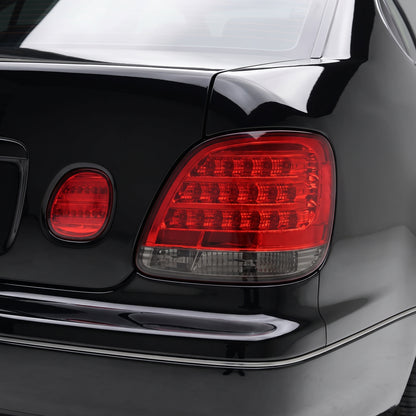 Lexus GS S160 (1998 - 2005) Smoked Red LED Tail Lights with Trunk Lights LH + RH
