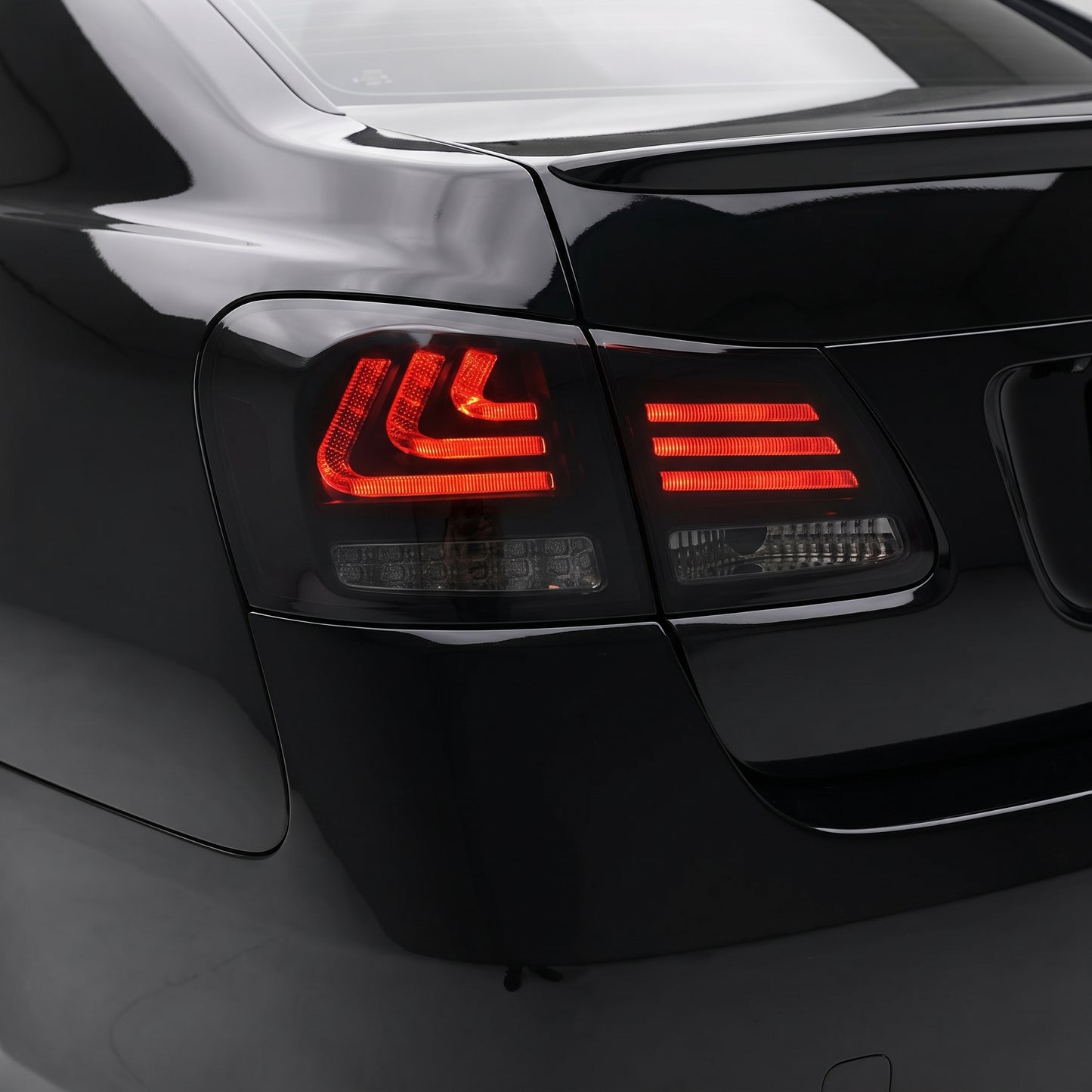 Lexus GS S190 (2005 - 2010) Smoked Red Sequential 3D LED Stripe Bar Tail Lights LH + RH