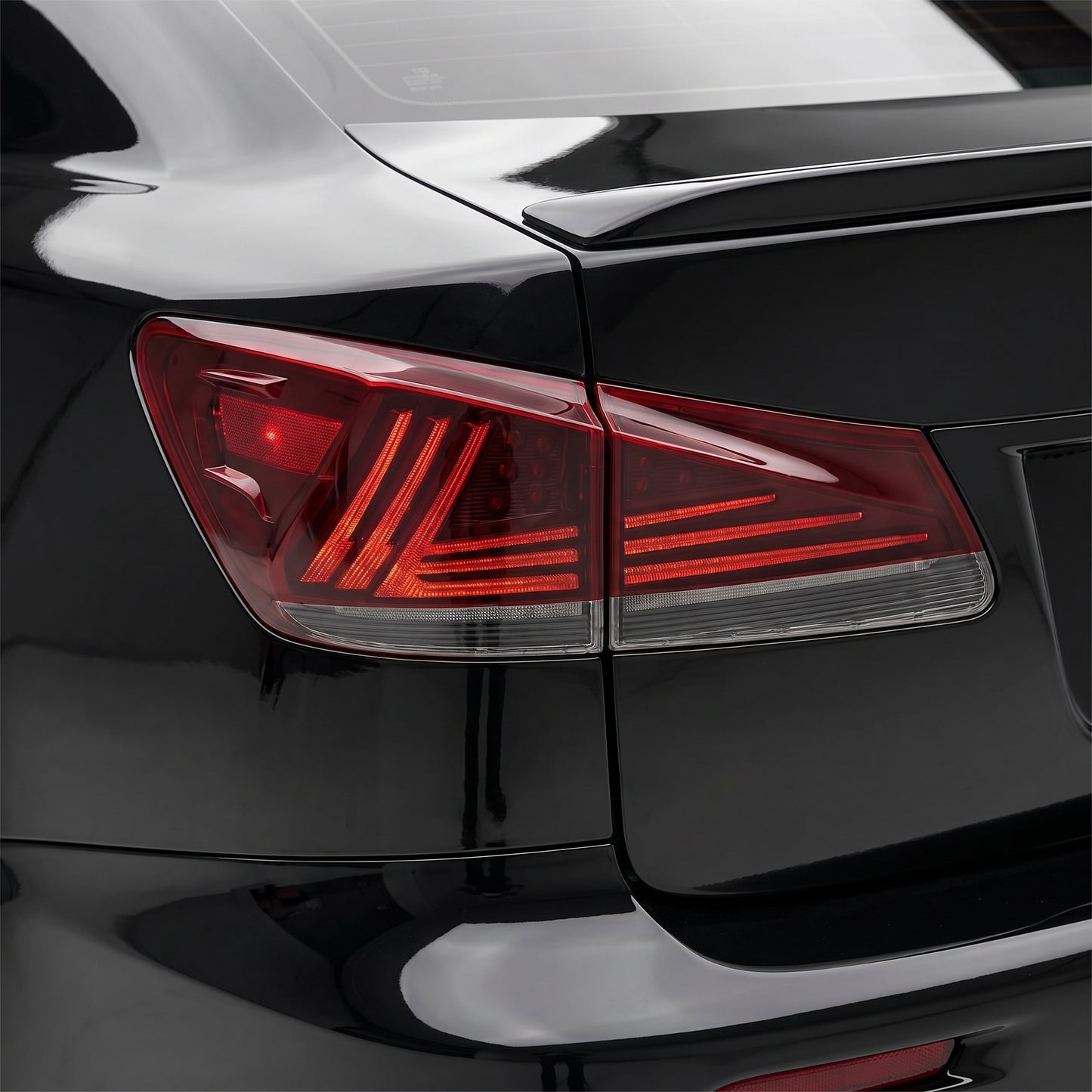 Lexus IS-F USE20 (2008 - 2012) Sequential Red Full LED Tail Lights LH + RH