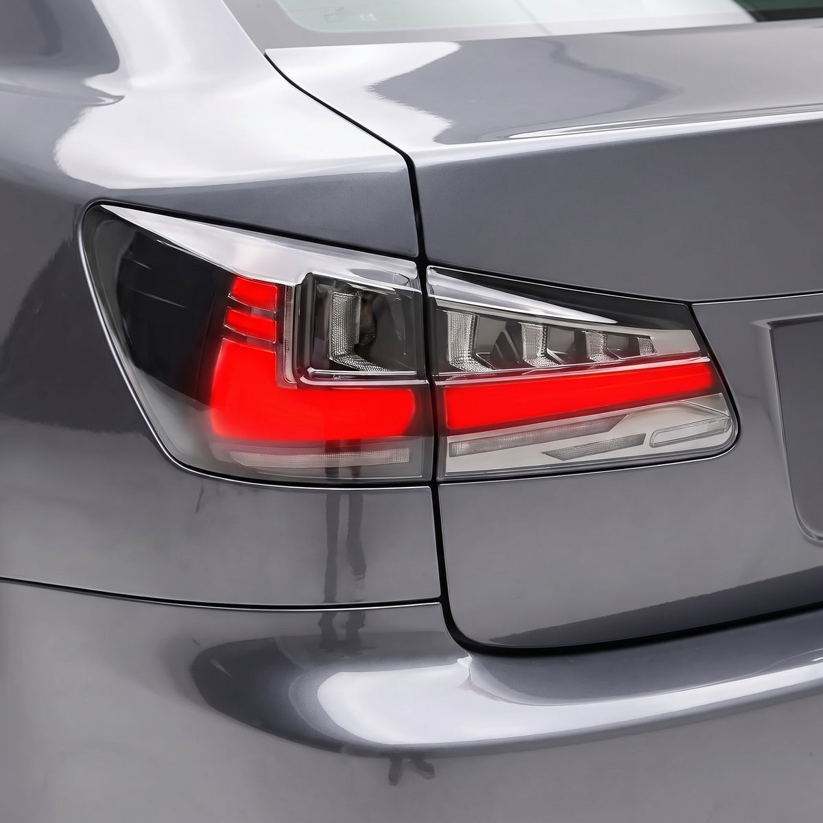 Lexus IS250 GSE20 (2006 - 2012) Nike Style Sequential Smoked Full LED Tail Lights LH + RH