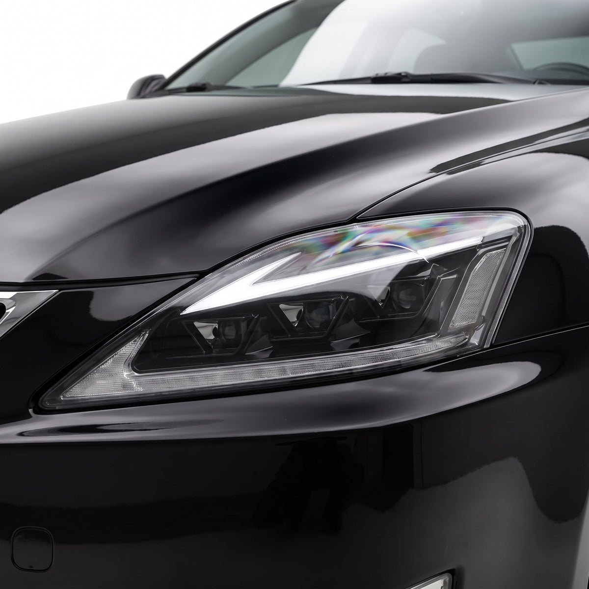 Lexus IS250 IS350 IS-F (2006 - 2012) RGB Sequential Indicator Headlights LH + RH installed