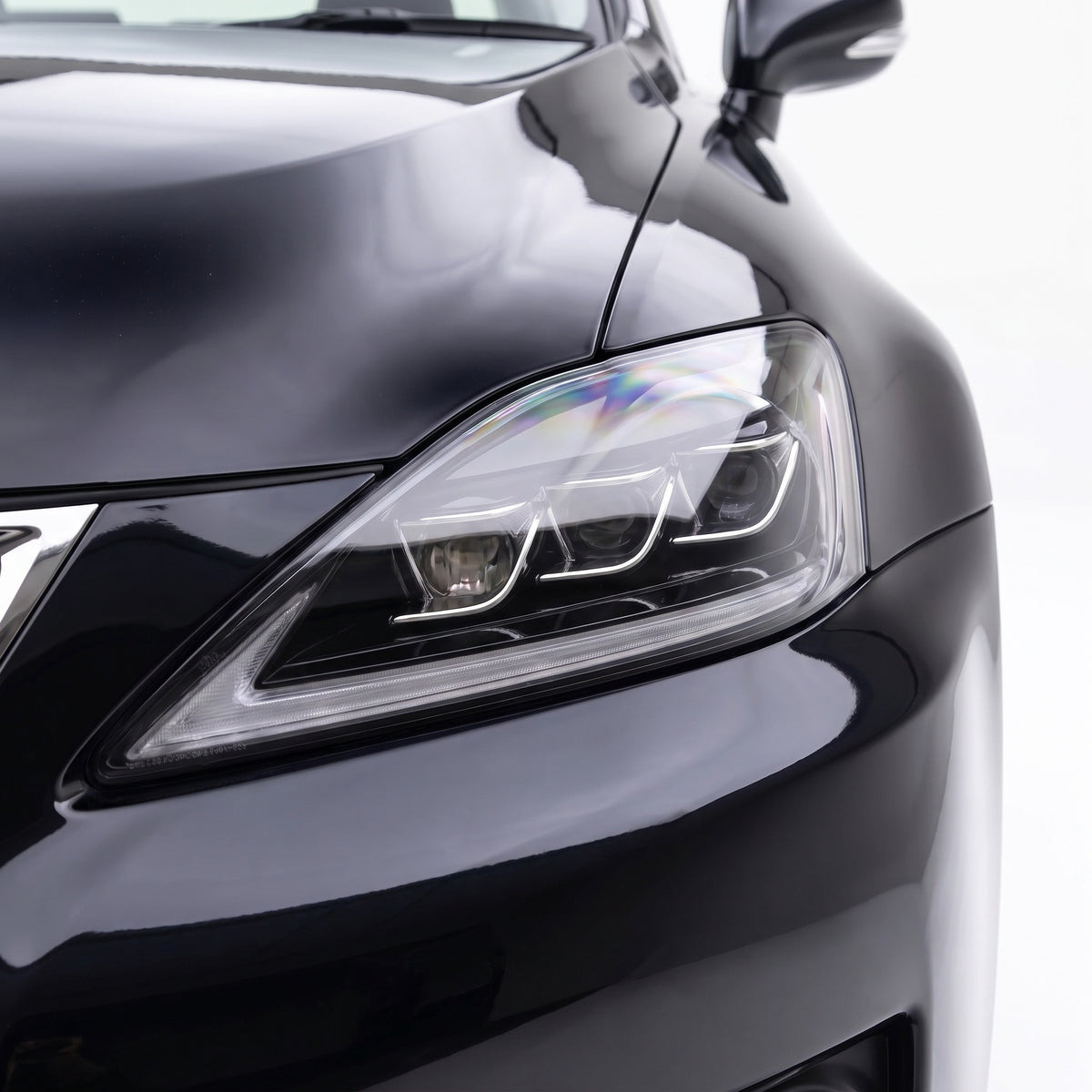 Lexus IS250 IS350 IS-F (2006 - 2013) Sequential Indicator Headlights LH + RH installed close-up