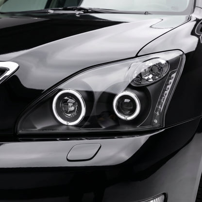 Lexus RX330 MCU33 / MCU38 (2003 - 2006) LED DRL & CCFL-Angel Eyes Projector Headlights LH + RH