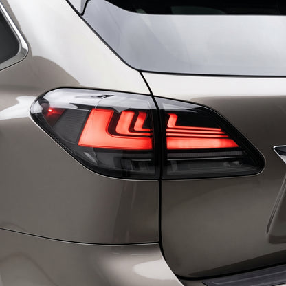 Lexus RX350 GGL15 (2012 - 2014) Sequential Black Smoked LED Tail Lights LH + RH