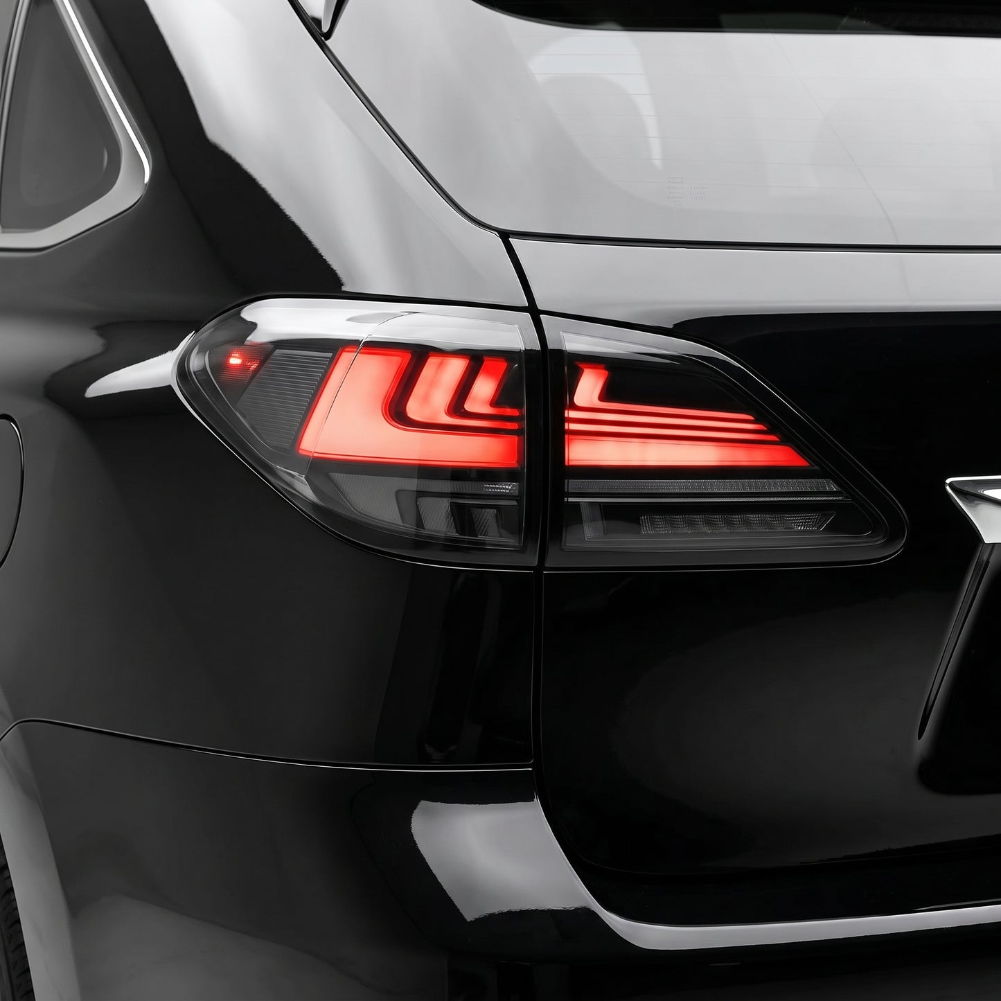 Lexus RX450h GYL15 (2009 - 2014) Sequential Black Smoked LED Tail Lights LH + RH