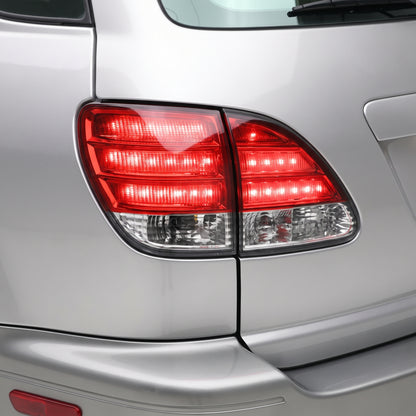 Lexus RX GSU / MCU / MHU (1999 - 2003) Clear Red LED Tail Lights with Garnish LH + RH