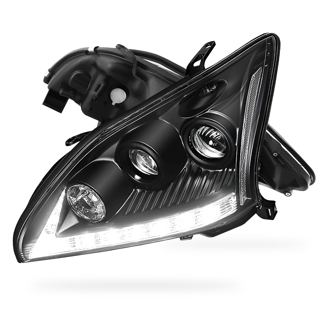 Lexus RX330 MCU33 / MCU38 (2003 - 2006) LED DRL & CCFL-Angel Eyes Projector Headlights LH + RH