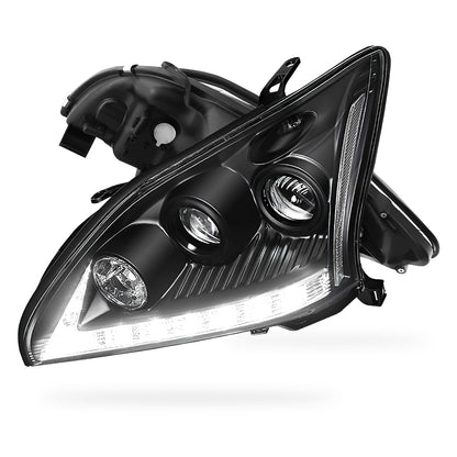 Lexus RX330 MCU33 / MCU38 (2003 - 2006) LED DRL & CCFL-Angel Eyes Projector Headlights LH + RH