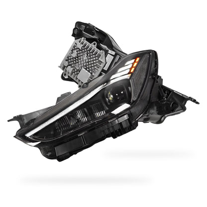Maserati Ghibli M157 (2013 - 2020) Black Facelift Trofeo Style Full LED Headlights LH + RH