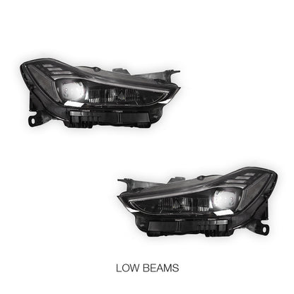 Maserati Ghibli M157 (2013 - 2020) Black Facelift Trofeo Style Full LED Headlights LH + RH