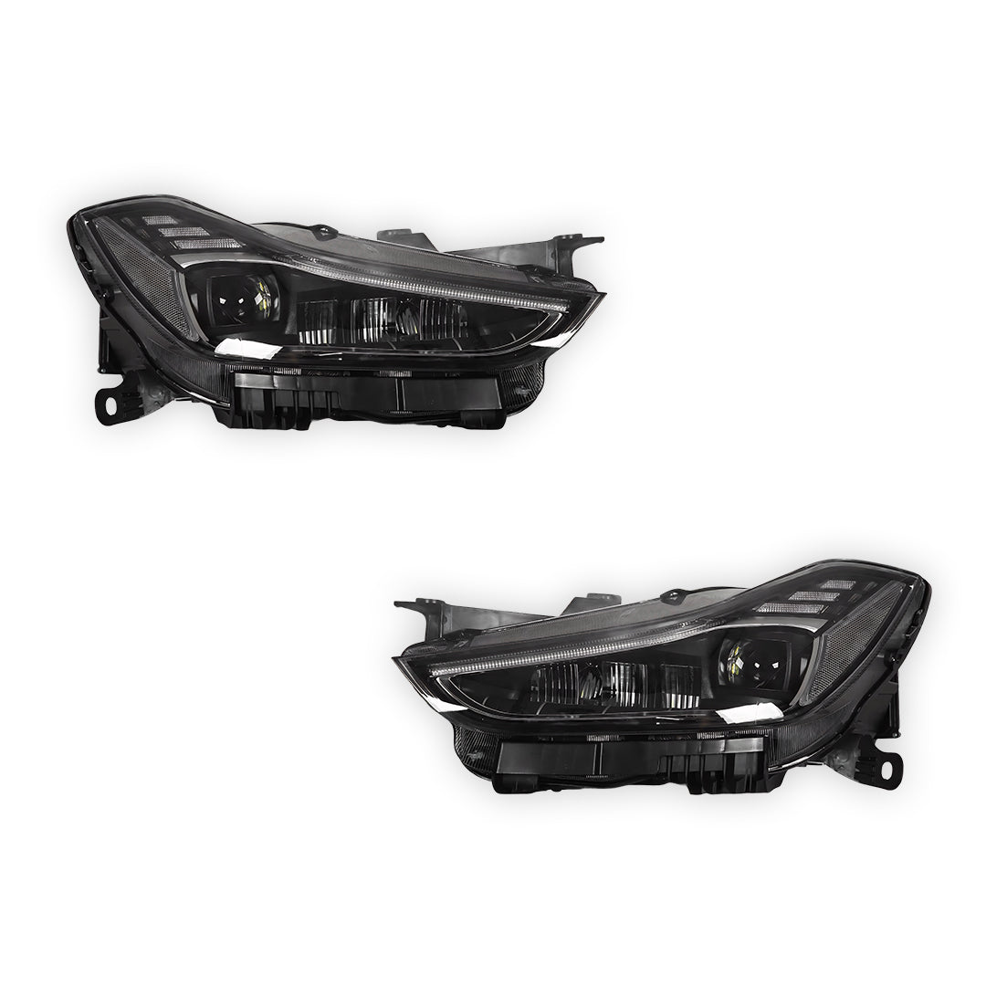 Maserati Ghibli M157 (2013 - 2020) Black Facelift Trofeo Style Full LED Headlights LH + RH