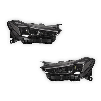 Maserati Ghibli M157 (2013 - 2020) Black Facelift Trofeo Style Full LED Headlights LH + RH