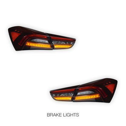 Maserati Ghibli M157 (2013 - 2020) Trofeo Update Style Full LED Tail Lights LH + RH