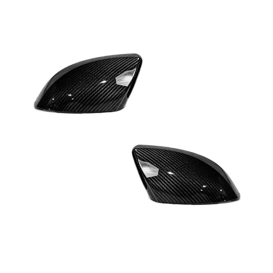 Maserati Ghibli Tipo M157 (2014 - 2020) MARS Real Carbon Fiber Replacement Door Mirror Cover Caps LH + RH
