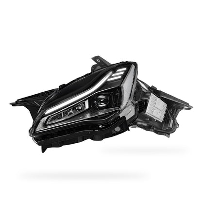 Maserati Quattroporte M156 (2013 - 2020) Black Facelift Trofeo Style Full LED Headlights LH + RH