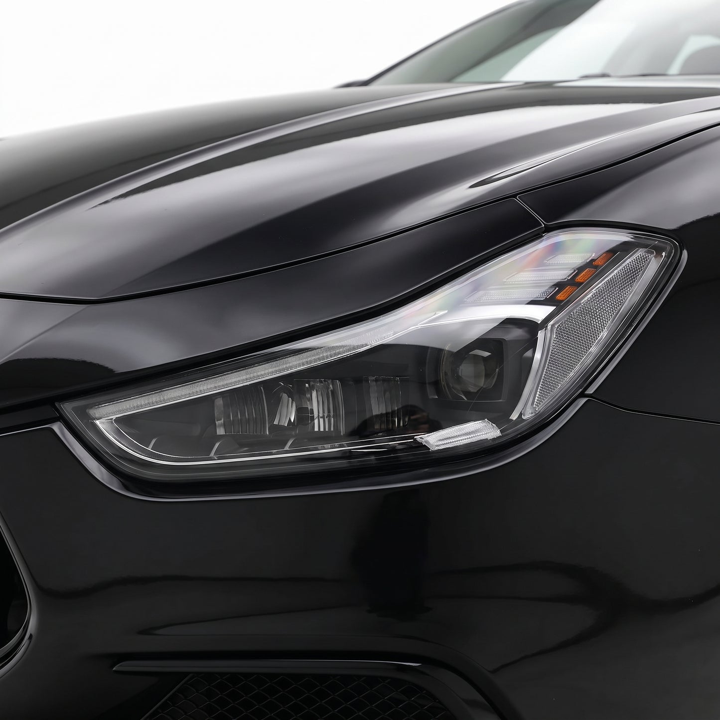 Maserati Ghibli M157 (2013 - 2020) Black Facelift Trofeo Style Full LED Headlights LH + RH
