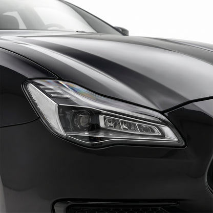 Maserati Quattroporte M156 (2013 - 2020) Black Facelift Trofeo Style Full LED Headlights LH + RH installed