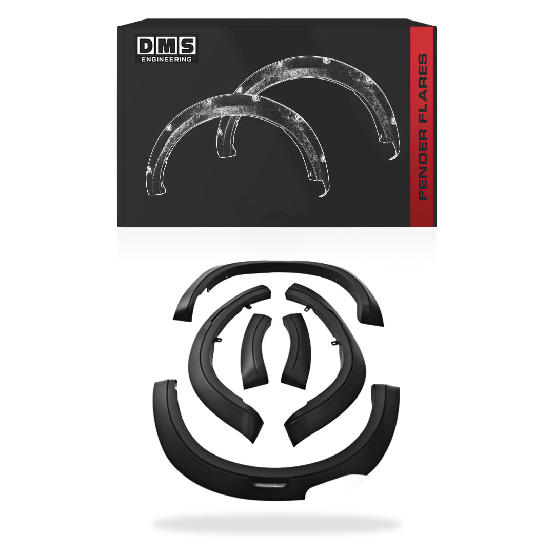 Mazda BT-50 TF Dual Cab (2021 - 2026) Matte Black OEM Style Guard Flares