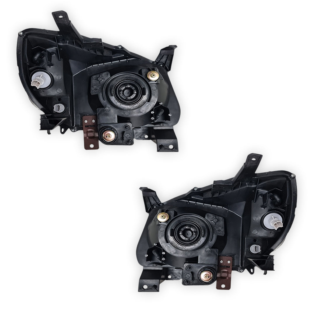 Mazda BT-50 UN (2006 - 2008) Clear Halogen OEM Style Headlights LH + RH