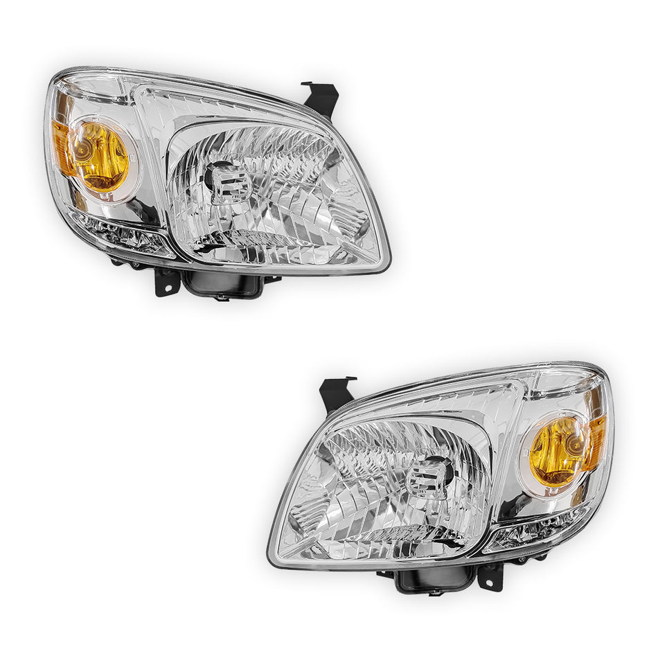Mazda BT-50 UN (2006 - 2008) Clear Halogen OEM Style Headlights LH + RH