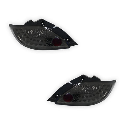 Mazda 2 DE (2007 - 2013) Full Smoked LED Tail Lights LH + RH