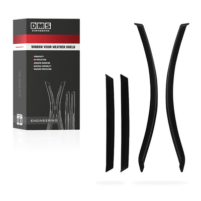 Mazda 3 BK Hatch (2004 - 2009) Front and Rear Window Visor Weather Shields